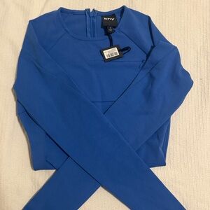 KHY Royal Blue Long Sleeve Bodysuit